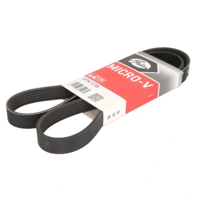 Abbildung von GATES 6PK1238 Keilrippenriemen 1238 6 Polyester, EPDM (Ethylen Propylen Dien Kautschuk) RoadMax Value Line AUDI: A3 Sportback, Hatchback, TT Coupe