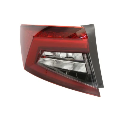Abbildung von HELLA 9EL 354 856 011 Rückleuchte links äusserer Teil LED, W16W 12 mit Glühlampen ohne Lampenträger SKODA: Karoq Off Road
