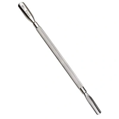 Abbildung von Mr. Fuss® Nagelhautschieber Edelstahl Doppelinstrument Pro Cuticle Pusher Doppelspatel 2 Größen