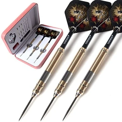 Abbildung von CUESOUL Dragon Deluxe Messing Steel Dartpfeile, 21 Gramm F2301 L