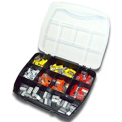 Abbildung von WAGO Klemme 2273 Serie Set Sortiment (110 Stück) inkl. Sortimentskasten 25x 202 203 204 20x 205 15x 208