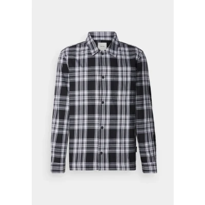Abbildung von Calvin Klein Check Snaps Hemd, Herren, Größe: Small, Black