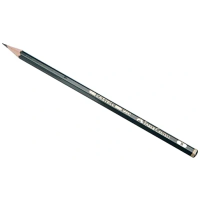Abbildung von FABER Castell 119001 Bleistift 9000, Härtegrad B, grün