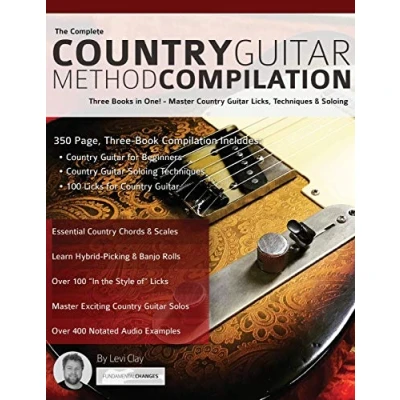 Abbildung von The Complete Country Guitar Method Compilation: Three Books in One! Master Licks, Techniques &amp; Soloing: ... Guitar) (Learn How to Play