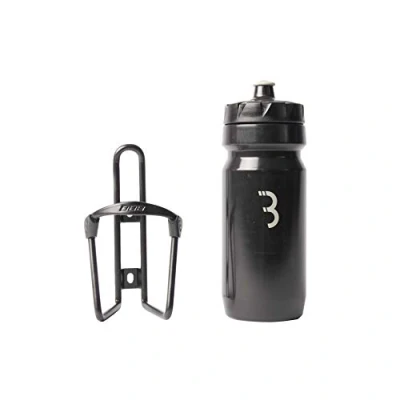Abbildung von BBB Cycling Flaschenhalter Fahrrad Combo Fueltank Wasserflasche BBC 03C, Schwarz / Weiss, 550ml
