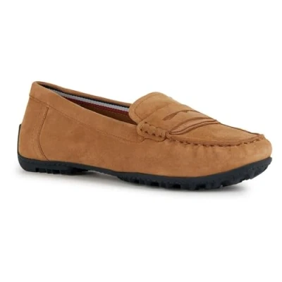 Abbildung von Geox Kosmopolis GRIP Mokassin, Damen, Größe: 40, Camel Schuhe
