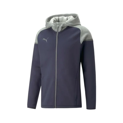 Abbildung von PUMA Herren Teamcup Casuals Kapuzenjacke, Blau (Parisian Night), S