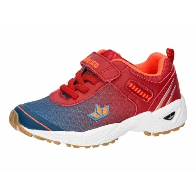 Abbildung von Lico Unisex Kinder Barney Hallenturnschuhe, Rot Petrol Orange, 38 EU