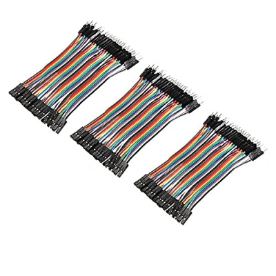 Abbildung von Aihasd 3PCS 120P 10cm Male Female Dupont Jumper Wire Cable for Arduino