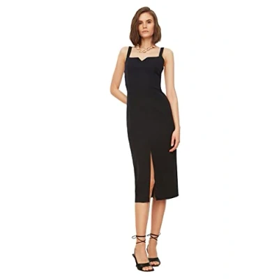 Abbildung von TRENDYOL Damen Dress, Schwarz, 36 EU