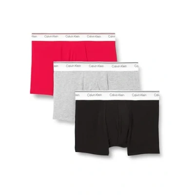 Abbildung von Calvin Klein Herren Surge 3Pk Trunk, Grey (Empower/Grey Heather/Black), L