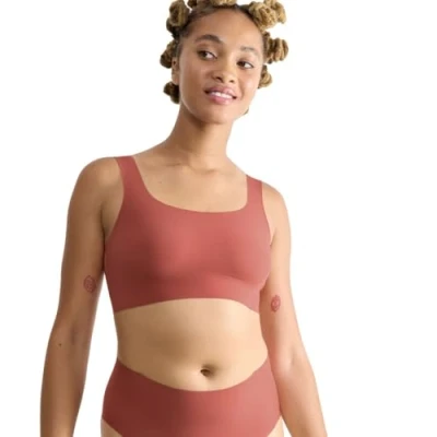 Abbildung von Sloggi FEEL Bustier, Damen, Größe: Small, Candid orange