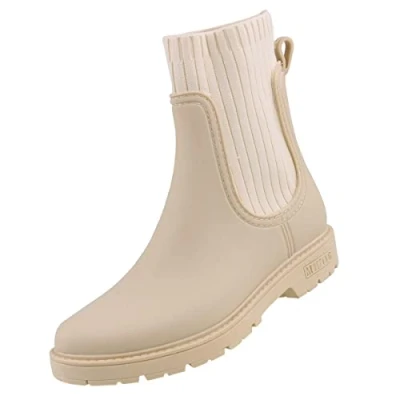 Abbildung von MUSTANG Damen Chelsea Boot, beige, 39 EU