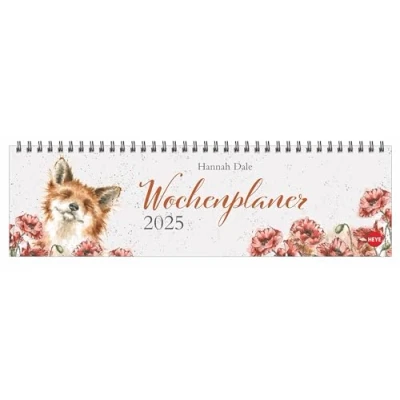 Abbildung von Hannah Dale : Wochenquerplaner 2025: Süße Tiere machen diesen Kunstkalender zu etwas Besonderem. Praktischer Wochen Kalender 2025 im Querformat für ... Dekoration Hause. (Tisch Querplaner Heye)