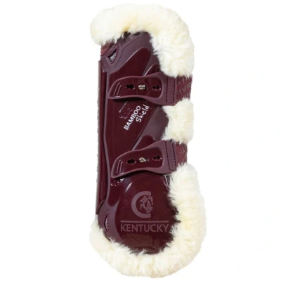 Abbildung von Kentucky Gamaschen Bamboo Elastic Vegan Sheepskin Bordeaux XS
