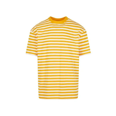 Abbildung von Urban Classics Regular Stripe Tshirt print, Herren, Größe: Small, White magicmango