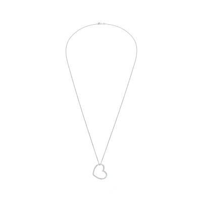 Abbildung von Elli Lange Kette »Halskette Herz Zirkonia Weiß 925 Sterling Silber«