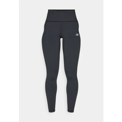 Abbildung von New Balance Sleek HIGH RISE Stoffhose, Damen, Größe: XS, Black