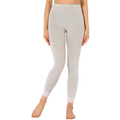 Abbildung von Merry Style Damen 7/8 Leggings mit Spitze MS10 342(Melange,L)
