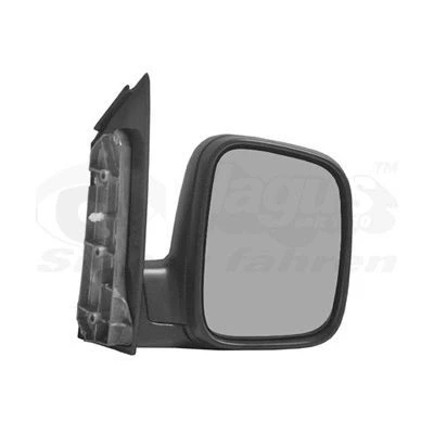 Abbildung von Außenspiegel Van Wezel 5867804 rechts Komplettspiegel, konvex, für manuelle Spiegelverstellung VOLKSWAGEN: CADDY 3, 4 Kasten
