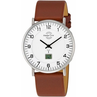 Abbildung von Master Time Funk Quarz Herren Uhr Analog Digital mit Leder Armband MTGS 10561 12L