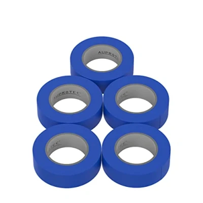 Abbildung von AUPROTEC 5x Isolierband blau 15mm x 10m VDE Isoband PVC Elektriker Klebeband DIN EN 60454 3 1