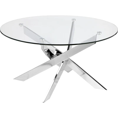 Abbildung von Leonique Couchtisch »Luzie, TOPSELLER!, OTTOs Choice« unterschiedliches Beingestell (in chrome und schwarz), Breite 80 cm