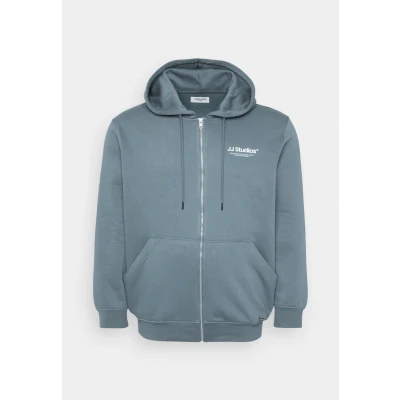 Abbildung von Jack &amp; Jones Jjesoho ZIP HOOD Sweatjacke, Herren, Größe: 6XL, Stormy weather