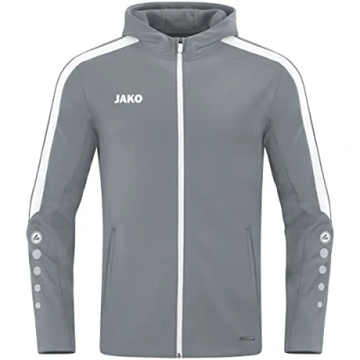 Abbildung von JAKO Kinder Kapuzenjacke Power, Steingrau, 128