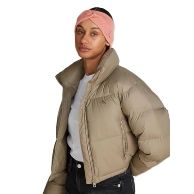 Abbildung von Calvin Klein Jeans Monogram Embro Headband Ohrenwärmer, Damen, Größe: One Size, Dusty rose