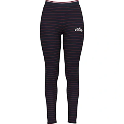 Abbildung von Odlo Damen Active Warm Originals Eco_159281 Funktionsunterwäsche Lange Hose, Dark Sapphire Sundried Tomato, XL EU