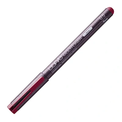 Abbildung von COPIC Multiliner 0,5 mm, Wine, Fineliner mit einer feinen Spitze und wasserbeständiger Pigmenttinte