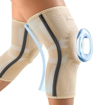 Abbildung von CAMBIVO 2X Kniebandage Männer Damen, Bandage Knie mit PMMA Seitenstabilisatoren und Patella Pad, Knee Support für Meniskusriss, Arthritis, ACL, Gelenkschmerzen,Sport
