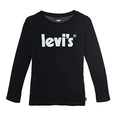 Abbildung von Levi&#039;s Kids ls poster logo top Mädchen Schwarz 8 Jahre