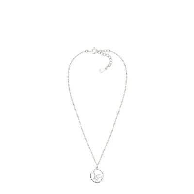 Abbildung von Sofia Milani Circle Horse Halskette, Damen, Größe: One Size, Silver