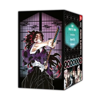 Abbildung von Demon Slayer Kimetsu no Yaiba 23 mit Sammelschuber