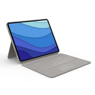 Abbildung von Logitech Combo Touch für iPad Pro 12,9 Zoll (5. Generation) QWERTY