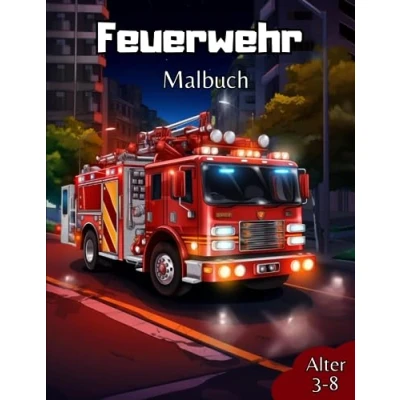 Abbildung von Feuerwehr Malbuch: Super Malbuch für Kinder im Alter von 3 8 Jahren