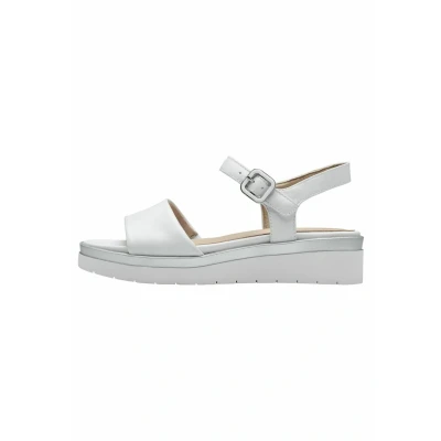 Abbildung von Tamaris Keilsandalette, Damen, Größe: 40, White silver Schuhe