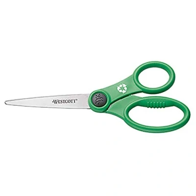 Abbildung von Westcott E 32180 00 Schere Kleen Earth rostfrei, Kunststoffgriff, 21 cm, grün