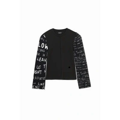 Abbildung von Desigual Langarmshirt, Damen, Größe: XXS, Black
