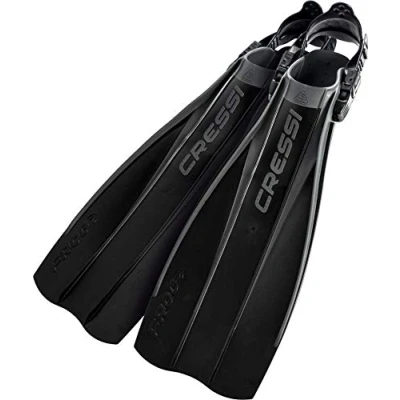 Abbildung von Cressi Frog Fins Verstellbare Flossen zum Tauchen, Adult Unisex
