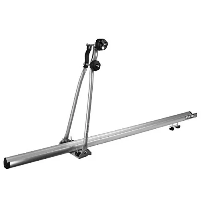 Abbildung von EUFAB 12015 Dach Fahrradträger ALU STAR, stehende Montage, für 1 Fahrrad, Dachträger, grau, schwarz