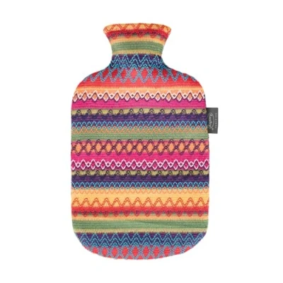 Abbildung von Fashy 6757 25 2007 Wärmflasche mit Bezug im Peru Design 2.0 L, braun rosa