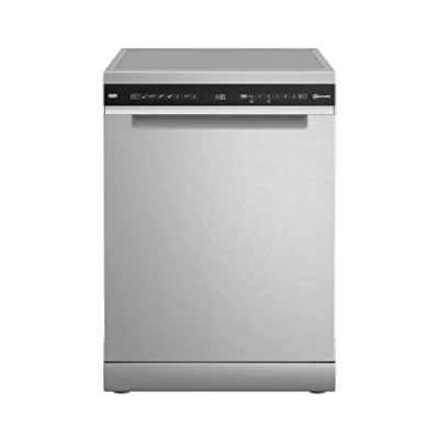 Abbildung von Bauknecht B7F HS41 X Freistehender Geschirrspüler/ 60 CM/ 15 Maßgedecke/PowerClean Pro Effektive Hochdruckdüsen/Natural Dry Automatische Türoffnung Bessere Trocknung/MaxiSpace Mehr Innenraum