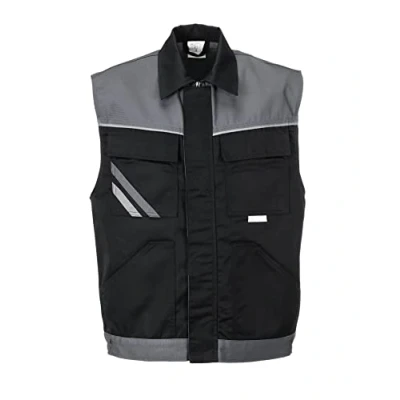 Abbildung von Planam Highline Herren Weste schwarz schiefer zink Modell 2713 Größe M