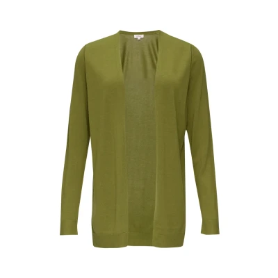 Abbildung von s.Oliver Cardigan aus Viskose Baumwollmix Guacamole 36