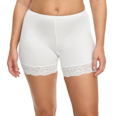 Abbildung von Susa Damen Wiesn Zauber 711 Dirndl Slip mit Bein, weiß, 46
