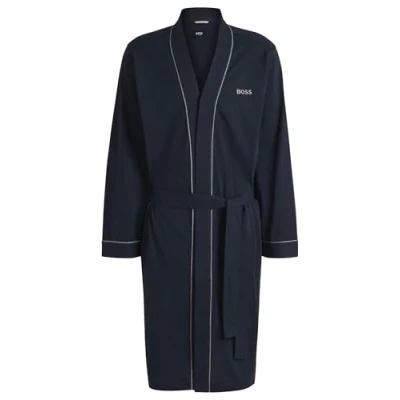 Abbildung von BOSS Herren Kimono Bm Bademantel, Dark Blue 403, XXL EU