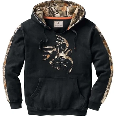 Abbildung von Legendary Whitetails, Herren, Kapuzenpullover, Big Game Field Camo, Medium